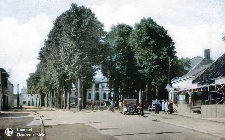 Een blik op het oude 'Dorp' en 'Marktplein'