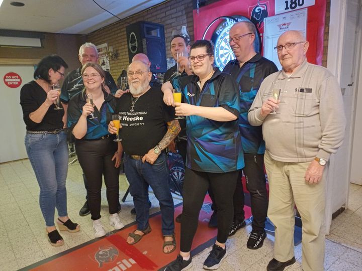Dartsclub 't Heeske kampioen