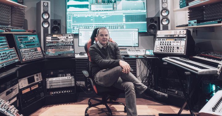 In the picture: Frank Van Hout a.k.a Frank Clarck