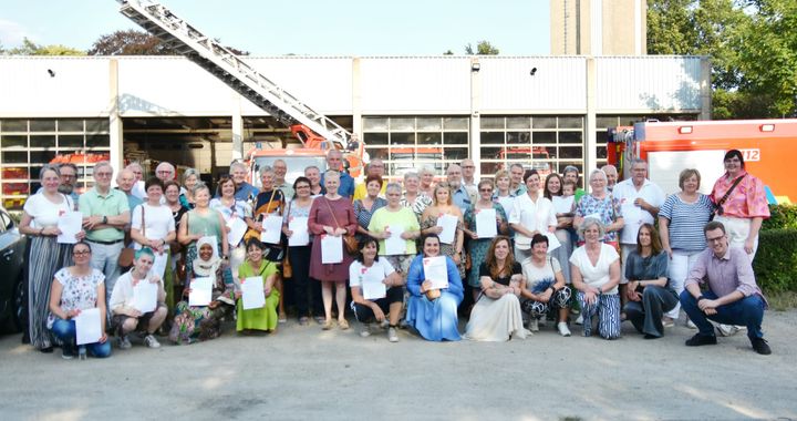 Diploma's bij het Rode Kruis