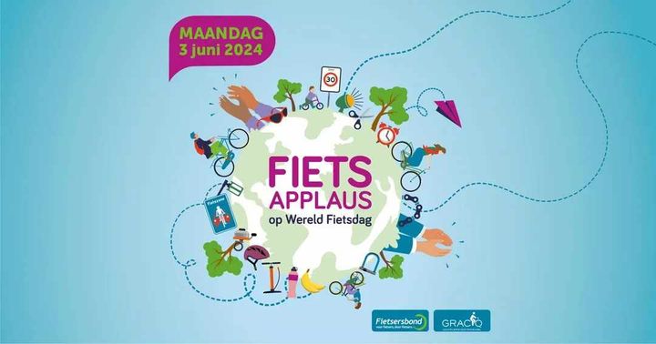 Morgen is het weer 'Fietsapplausdag'