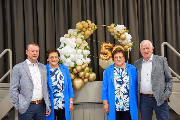 Bijzondere huwelijksverjaardag voor Denise en Annie Van Bommel