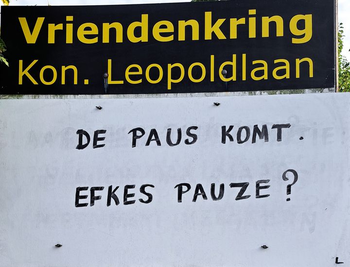 De paus komt eraan, op de Sint is het nog even wachten...