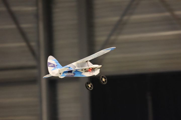 Er werd indoor gevlogen in De Soeverein