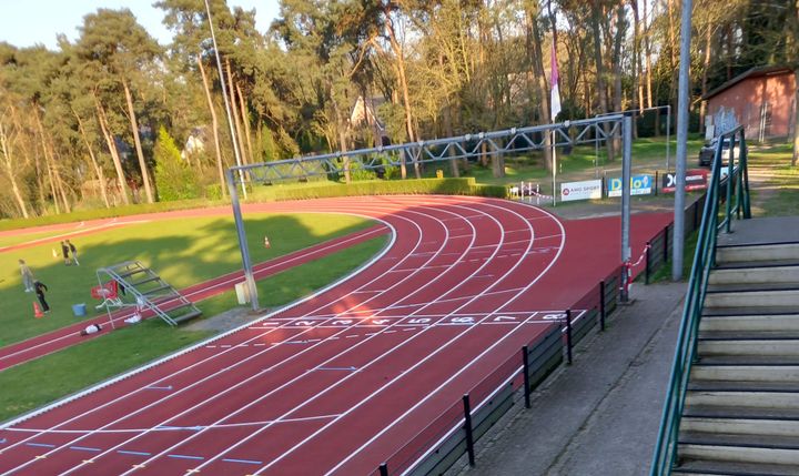 Atletiekpiste van DALO weer in topconditie