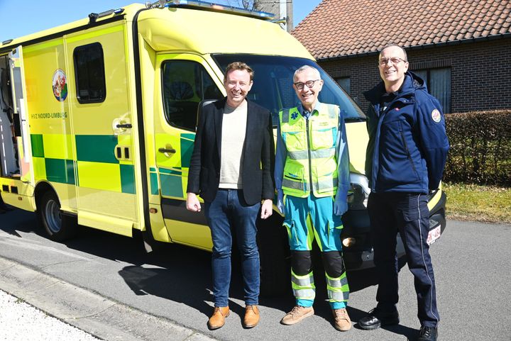 Minister Vandenbroucke op bezoek bij Hulpverleningszone