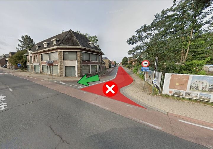 Tijdelijk éénrichtingsverkeer in Hoevenstraat