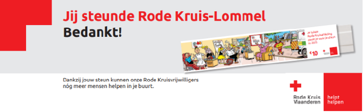 Rode Kruis Lommel voelt zich dankbaar