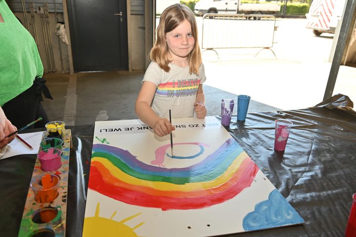 'Graag Traag' borden werden weer geschilderd