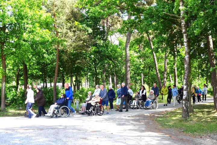 Geslaagde rolstoelwandeling van Samana