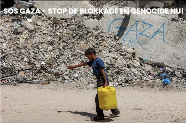 SOS Gaza: stop de blokkade en genocide nu!