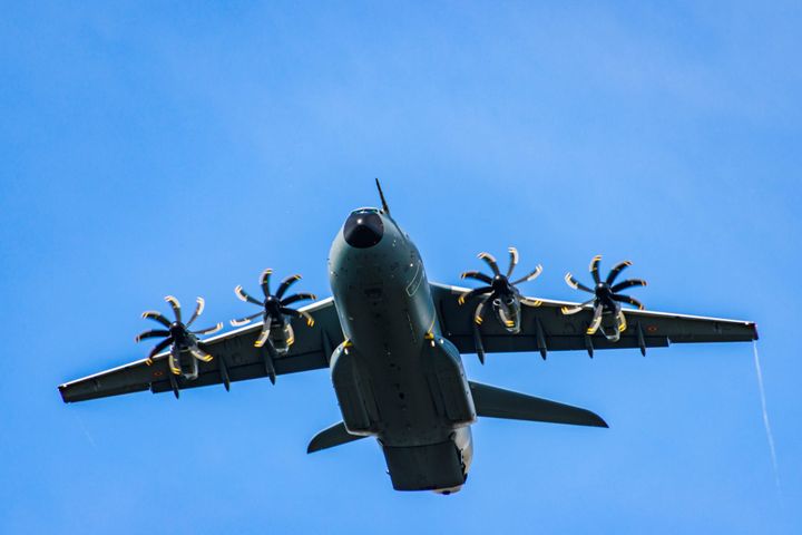 Vliegtuigen défilé Brussel vlogen boven Lommel