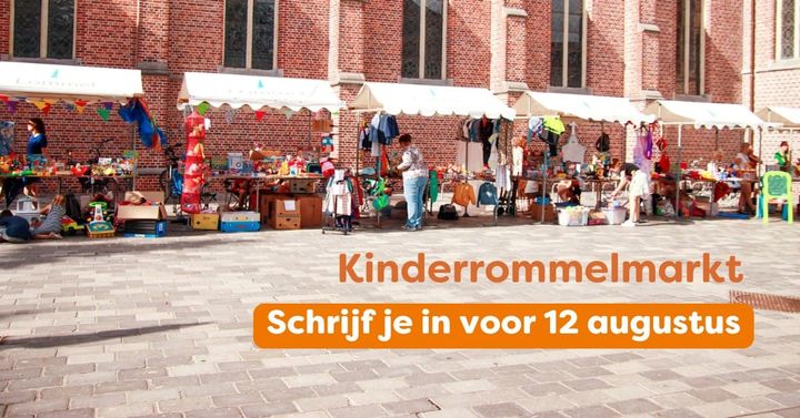 Schrijf je nu in voor de Kinderrommelmarkt voor de kermis