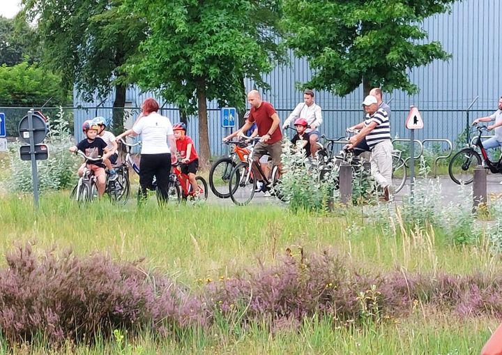 Verkeerslessen: vandaag was de laatste sessie...
