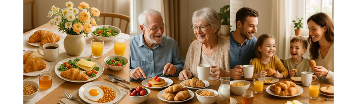 Familieontbijt bij OKRA Kolonie