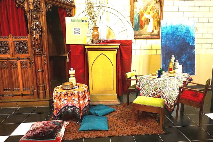 Expo 'Heilige Huisjes' in kerk