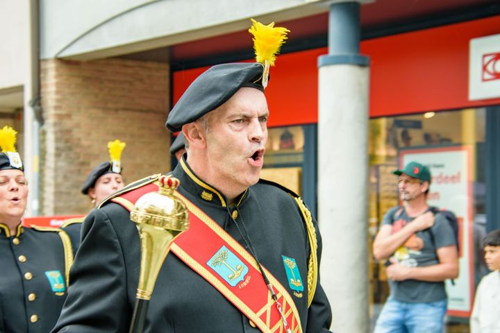 Jubilea bij drumband en majorettes van HidT