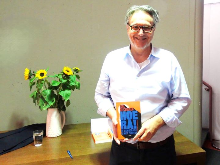 Joël de Ceulaer gaf lezing over de 'democratie'