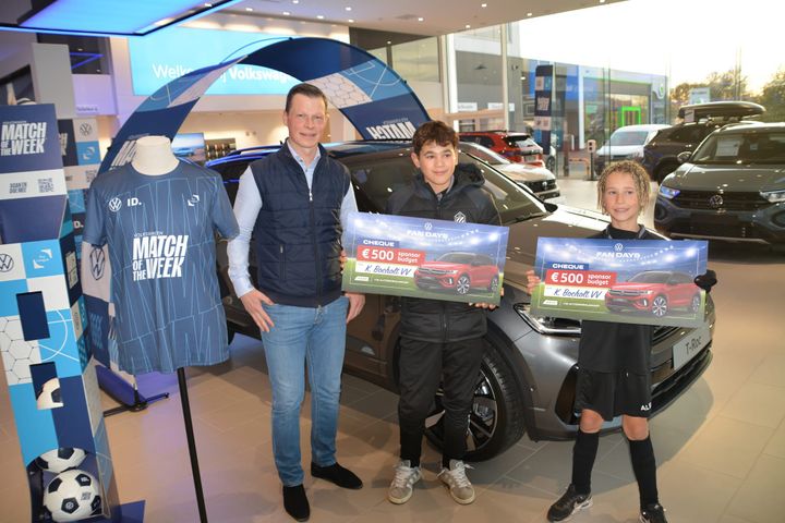 Isha Hoekx won 500 euro sponsoring voor zijn voetbalclub
