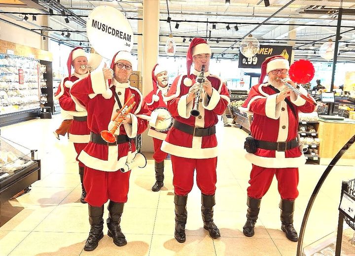 Kerstsfeer in de Jumbo
