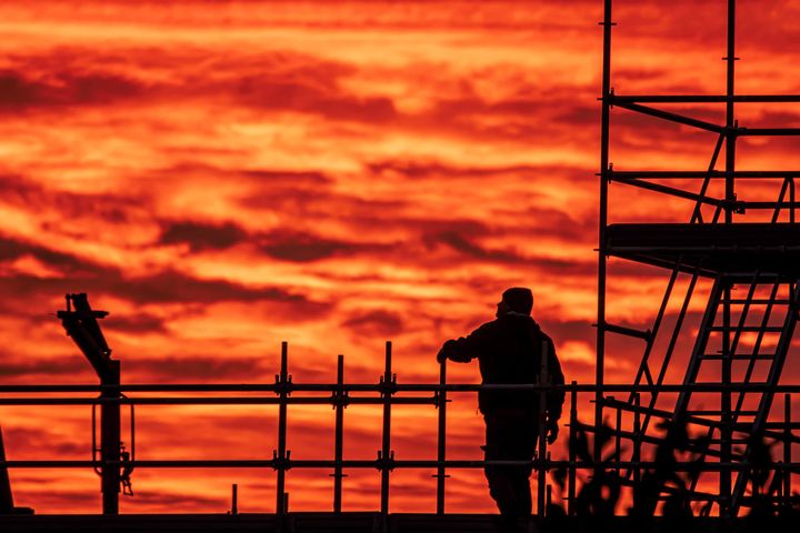 Werken bij zonsopgang in de Kapelstraat