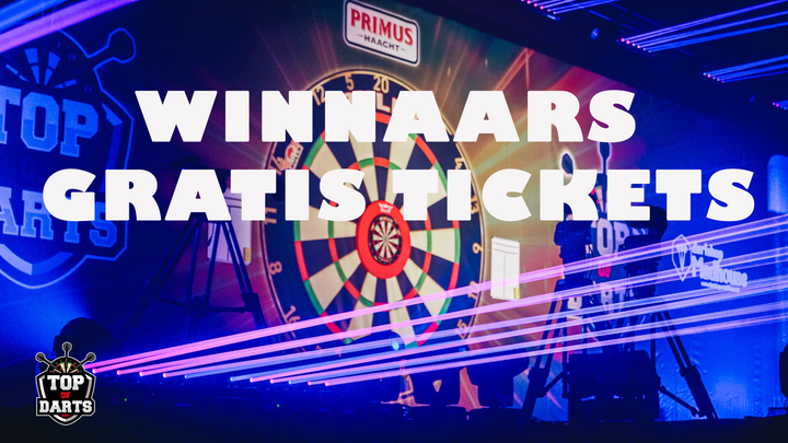 Winnaars gratis duo-tickets voor 'Top of Darts'