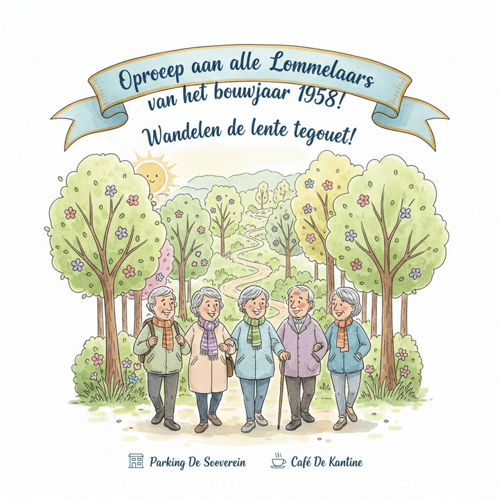 Oproep aan alle Lommelaars van het bouwjaar 1958