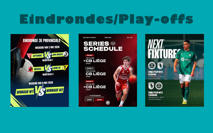 Lommelse Basket én voetbal in Play-offs actief dit weekend