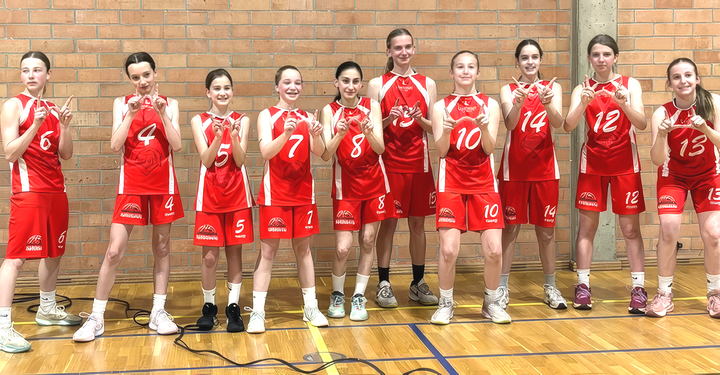 Meisjes M14A van Basket Lommel kampioen