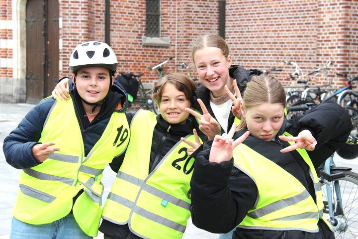 Fietsexamens weer afgelopen