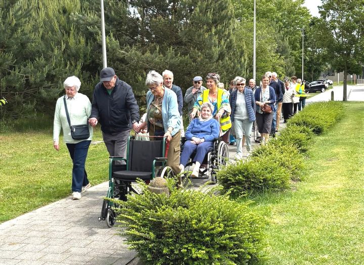 Samana Lommel-Centrum gaat wandelen op wieltjes