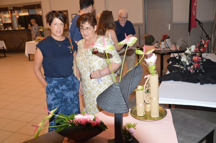 Expo naar aanleiding 25 jaar bloemschikken en 80 jaar Femma