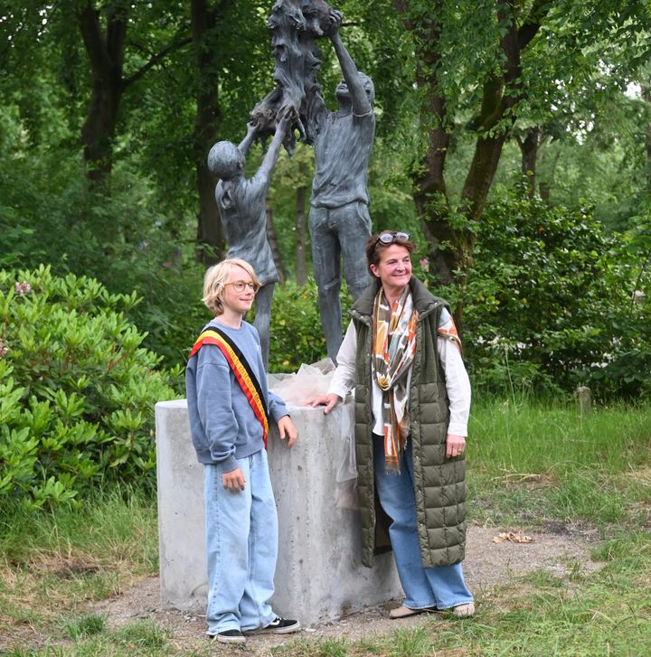 Nieuw kunstwerk op Vossemeren onthuld