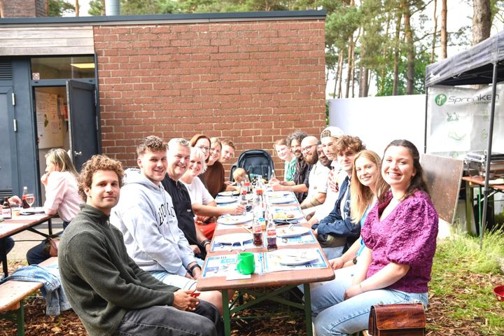 BBQ voor Sam De Visser