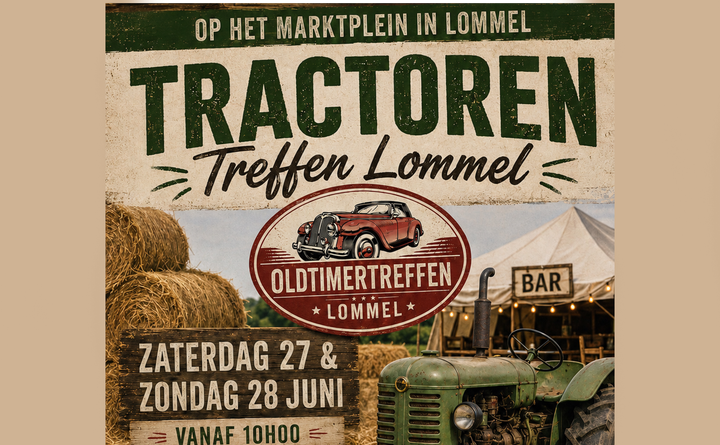Tractorentreffen in het centrum