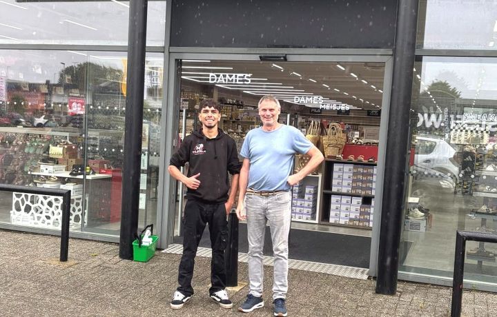 Muharrem Yildirim, nieuwste glazenwasser in onze stad