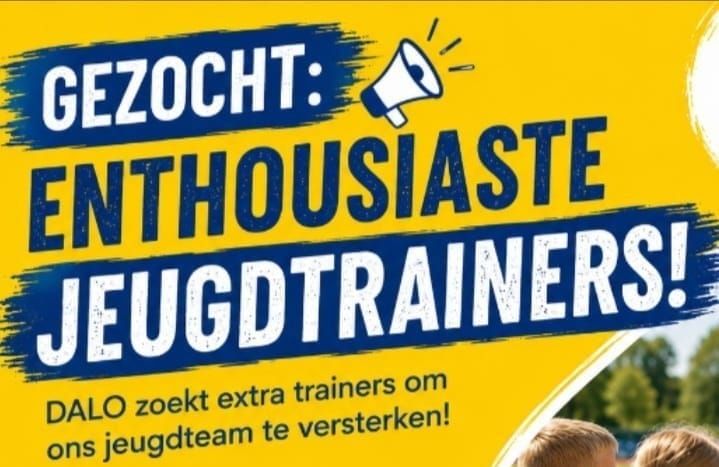 DALO zoekt jeugdtrainers