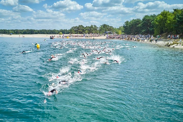 Recordopkomst, hitteplan en verkeersafwikkeling voor 36e Hoeks Triatlon Lommel