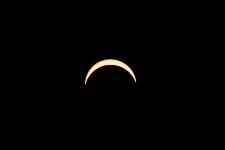 De langverwachte zonsverduistering