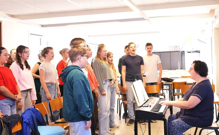 Open repetitie bij jeugdkoor Lokomotion