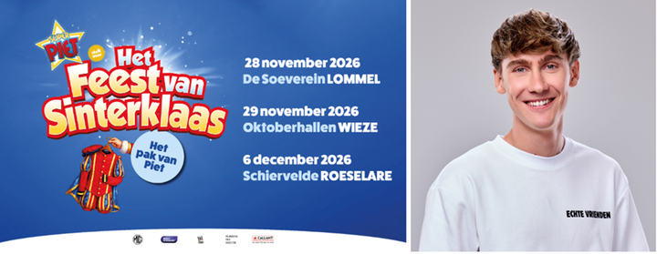 Nederlands fenomeen JOB Dutchtuber gastartiest op 'Het Feest van Sinterklaas'
