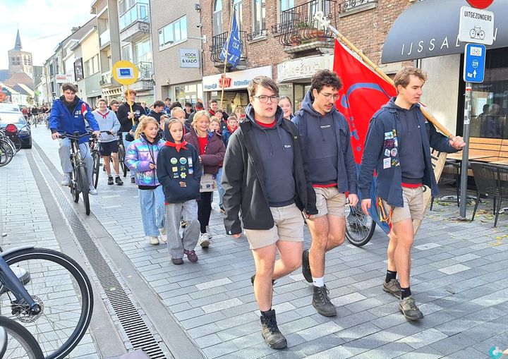 Optocht jeugdbewegingen