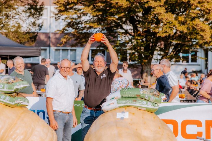 Pompoenwedstrijd Raak Kattenbos: winst met 526 kilo