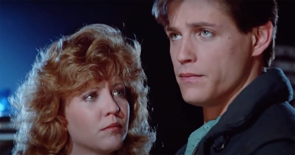 Image of David and Allison from the movie The Philadelphia Experimant.