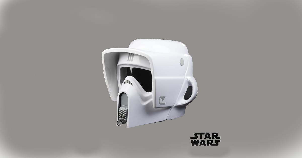 Image of a Scout Trooper helmet.
