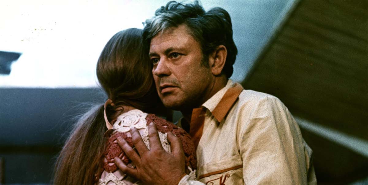 A screen capture of the 1972 film based on Lem's novel.