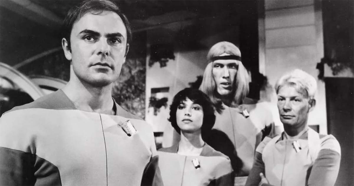 A black and white promotional image for the show.