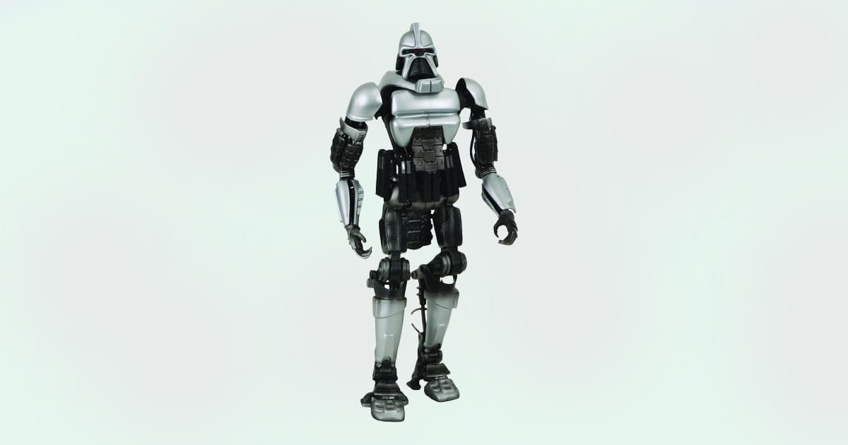 Battlestar Galactica Razor Cylon action figure with detailed sculpting and articulation.