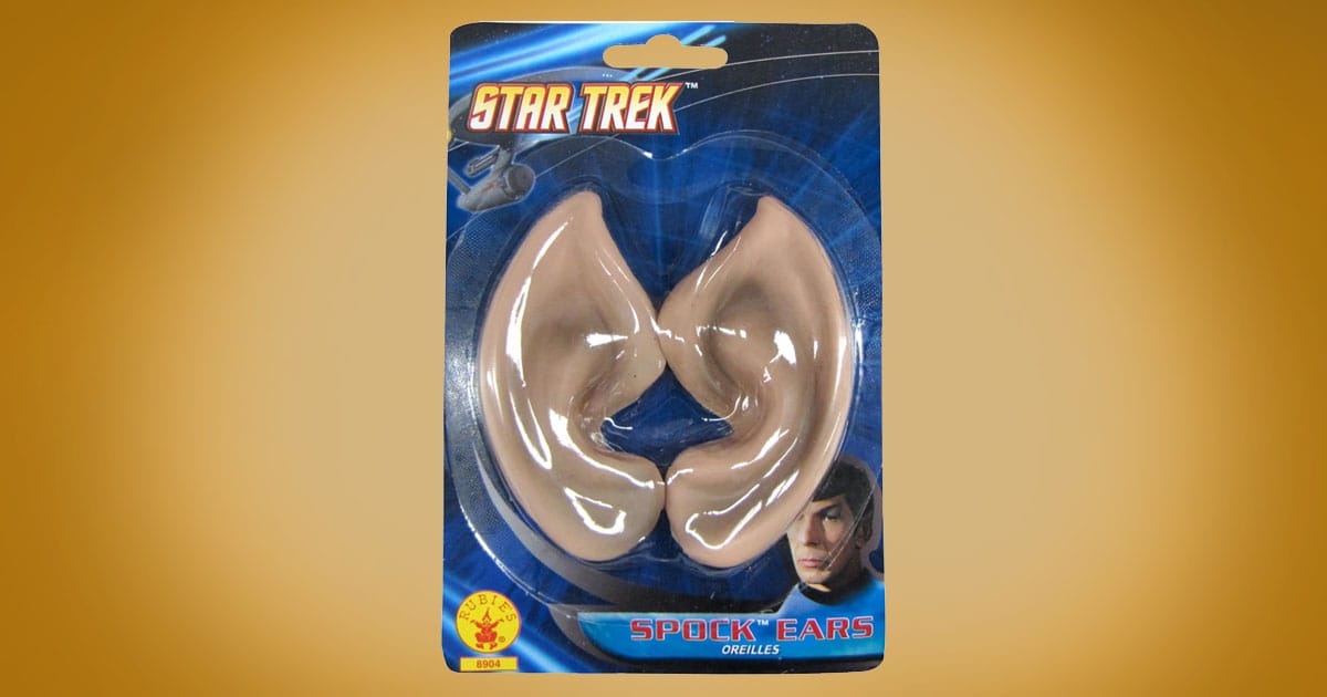 "Star Trek" Spock ears costume accessory.