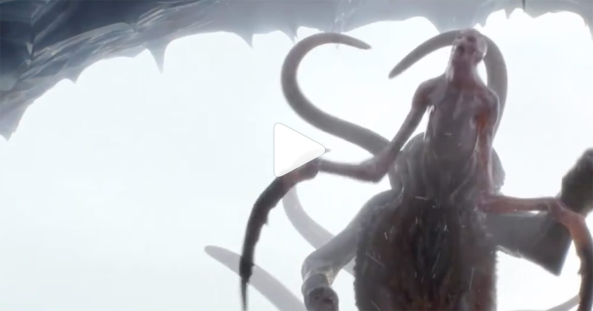 A monster from the unmade At the Mountains of Madness.